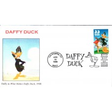 #3306 Daffy Duck Ginsburg FDC