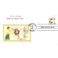 #3497 Rose and Love Letter Ginsburg FDC