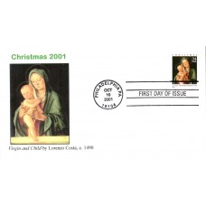 #3536 Madonna and Child Ginsburg FDC