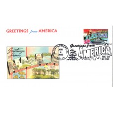 #3561 Greetings From Alabama Ginsburg FDC