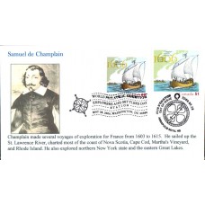 #4074a Samuel de Champlain Joint Ginsburg FDC