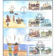 #2620-23 Voyage of Columbus Joint Glad FDC Set