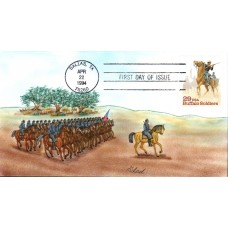 #2818 Buffalo Soldiers Glad FDC