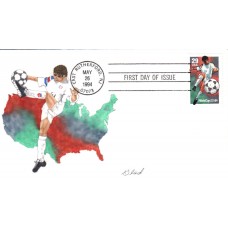 #2834 World Cup Soccer Glad FDC