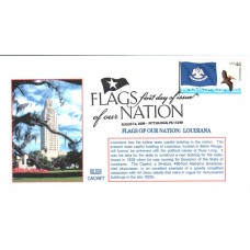 #4294 FOON: Louisiana Flag Glen FDC