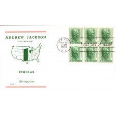 #1209 Andrew Jackson Glory FDC
