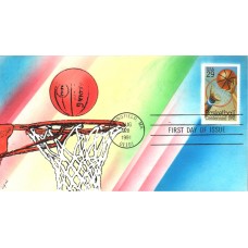 #2560 Basketball Centennial Goldmine FDC