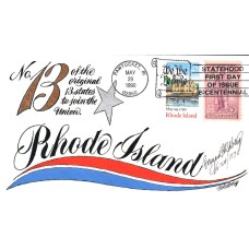 #2348 Rhode Island Statehood Combo Goldberg FDC