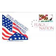 #4296 FOON: Maryland Flag Graebner FDC