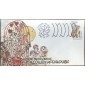 #2002 Wyoming Birds - Flowers Great Picture FDC