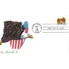 #2431 Eagle and Shield Greenlee FDC