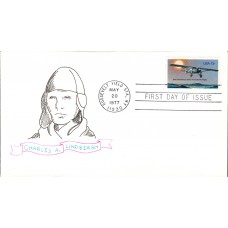 #1710 Lindbergh's Flight Haimerl FDC
