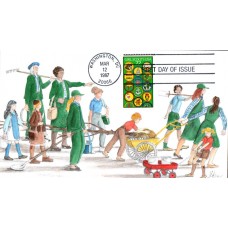 #2251 Girl Scouts Ham FDC