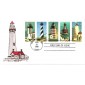 #2470-74 Lighthouses Harkness FDC