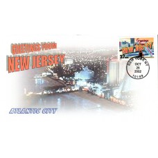 #3725 Greetings From New Jersey HBE FDC