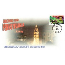 #3733 Greetings From Pennsylvania HBE FDC