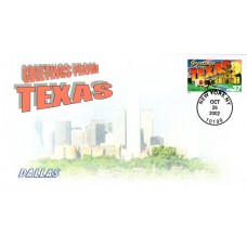 #3738 Greetings From Texas HBE FDC