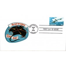 #3372 Submarine USS Batfish SSN681 HCT FDC