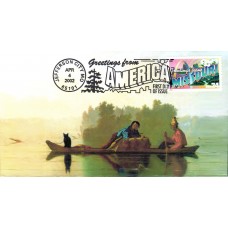 #3585 Greetings From Missouri Heritage FDC