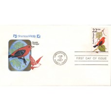 #2306 Scarlet Tanager Farnam FDC