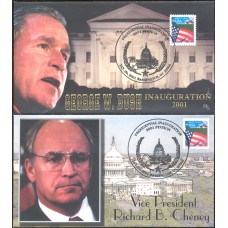 Bush - Cheney Dual 2001 Inauguration Hobby Link Cover Set