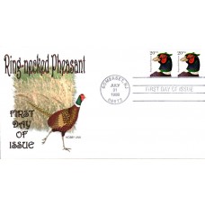#3055 Ring-necked Pheasant Hobby Link FDC