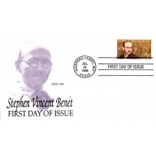 #3221 Stephen Vincent Benet Hobby Link FDC