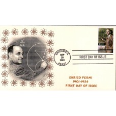 #3533 Enrico Fermi Homespun FDC