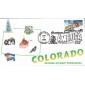 #3566 Greetings From Colorado Homespun FDC
