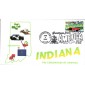 #3574 Greetings From Indiana Homespun FDC