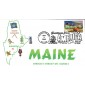 #3579 Greetings From Maine Homespun FDC