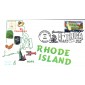 #3599 Greetings From Rhode Island Homespun FDC