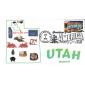 #3604 Greetings From Utah Homespun FDC