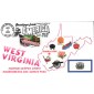 #3608 Greetings From West Virginia Homespun FDC