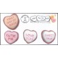 #3833 Love - Candy Hearts Homespun FDC