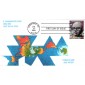 #3870 R. Buckminster Fuller Homespun FDC