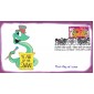 #3895f Year of the Snake Homespun FDC