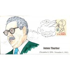 #2862 James Thurber Hudeck FDC