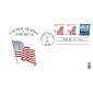 #2607 USA - Flag Hussey FDC