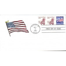 #2608 USA - Flag Hussey FDC
