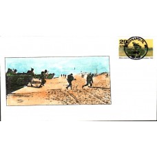 #2697j Allies in North Africa Hussey FDC