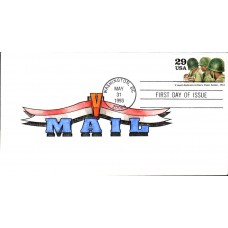 #2765e V-Mail Delivers Letters Hussey FDC
