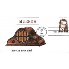 #2812 Edward R. Murrow Hussey FDC