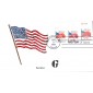 #2883-85 G Rate - Flag Plate Hussey FDC