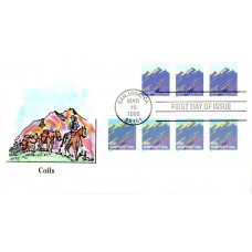 #2903-04 Purple Mountains Hussey FDC