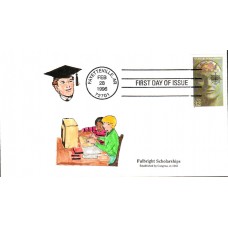 #3065 Fulbright Scholarships Hussey FDC