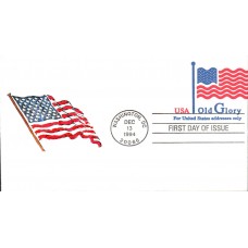#U633 Old Glory - G Rate Hussey FDC