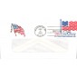 #U633 Old Glory - G Rate Hussey FDC