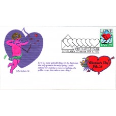 #2618 Love - Envelope Info FDC