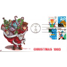 #2791-94 Christmas Designs Info FDC